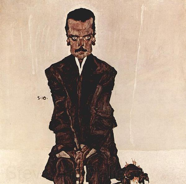 Egon Schiele Portrait of Eduard Kosmack Norge oil painting art